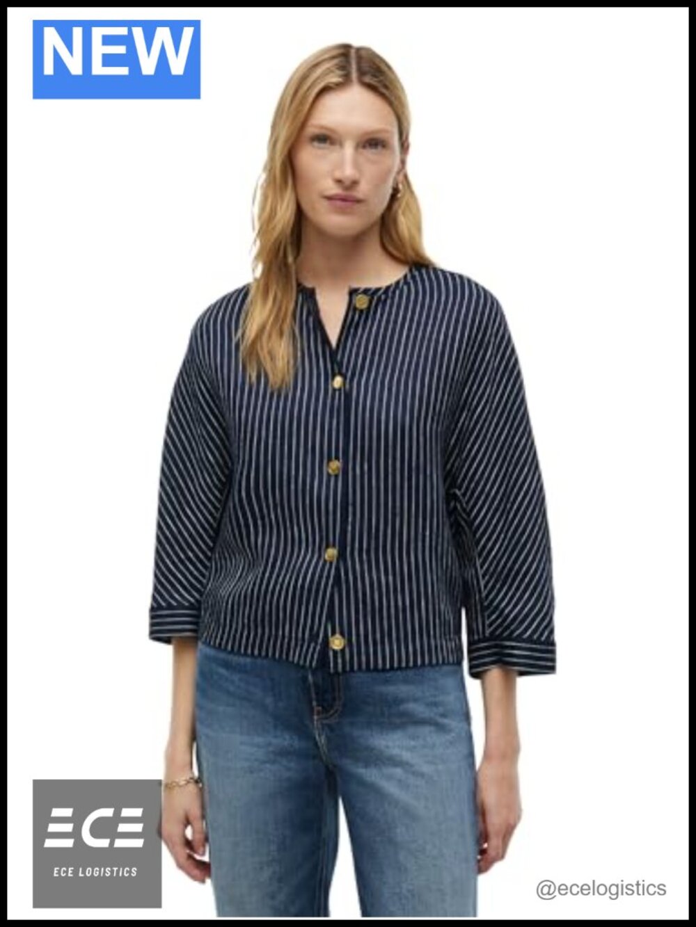 Linen Long Sleeve Button Down Shirt Relaxed Fit Embellished Buttons